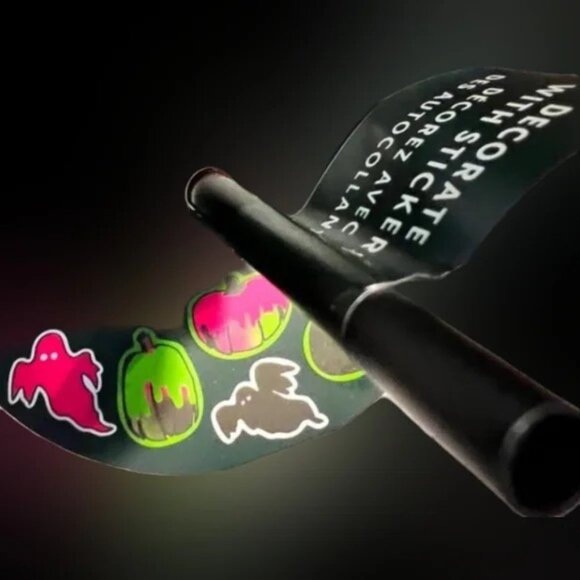 New Starbucks 2023 Halloween Glow in the Dark Drip cup with stickers - Picture 2 of 3